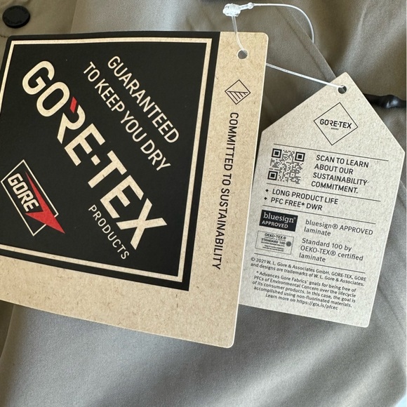 NWT Spyder Men’s Turret GTX Shell Pant - in Desert Taupe/Tan - Picture 11 of 11